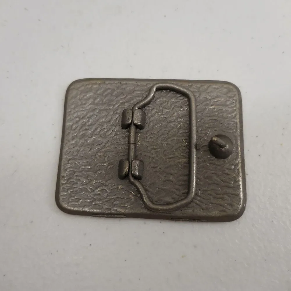 Vintage 1975 John Deere Belt Buckle Nothing Runs‎ Like A Deere Brass 2-3/4 X 2
